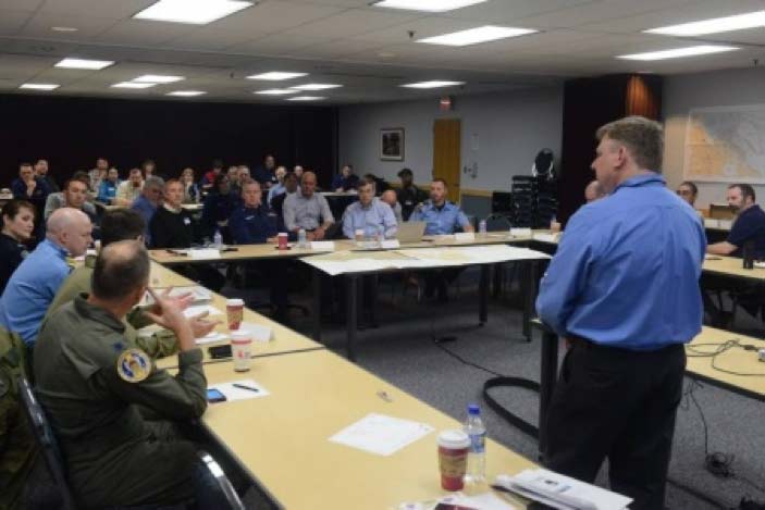 Safety personnel participate in The Northwest Passage Tabletop Exercise