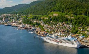 Cruise ship in Ketchikan