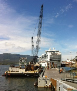 Repair barge for Turnagain Marine Construction