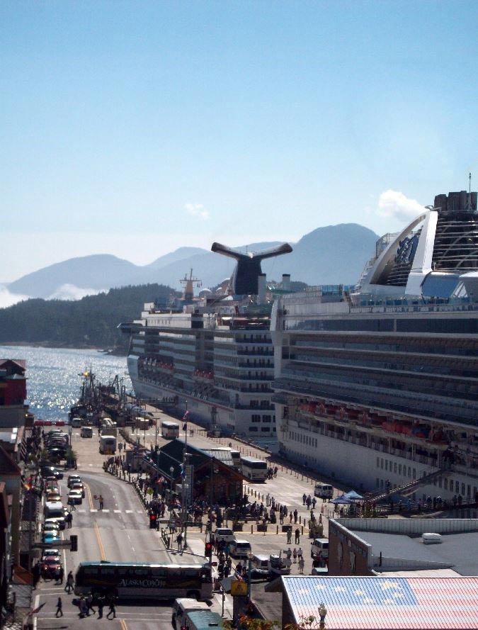 Cruise ship in Ketchikan