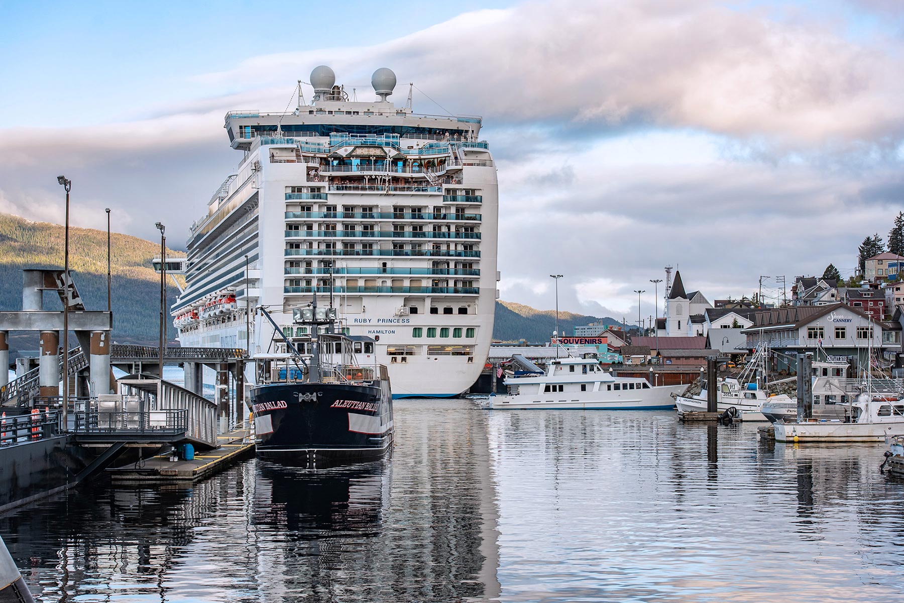 Cruise News banner image Ruby Princess in Ketchikan Alaska
